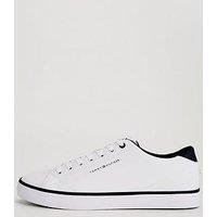 Tommy Hilfiger Hi Vulcanised Low Leather Sneaker - White