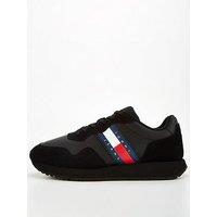 Tommy Jeans Flag Stripe Modern Runners - Black