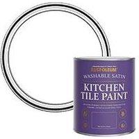 Rust-Oleum Satin Finish Kitchen Tile Paint In Cotton - 750 Ml Tin
