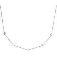 Elk & Bloom Dainty Sterling Silver Star Choker - Silver