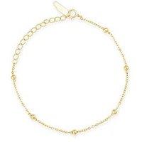 Elk & Bloom Dainty 14K Gold Plated Beaded Bracelet