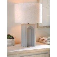Very Home Block Concrete Arches Table Lamp