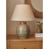Very Home Ceramic Ombre Table Lamp With Tapered Shade