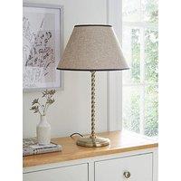 Very Home Twist Antique Brass Table Lamp