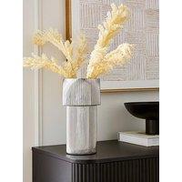 Very Home Chrome Ribbed Vase