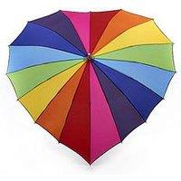Fulton Heart Walker Umbrella - Rainbow