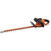 Black & Decker 650W 60Cm Twist Hedge Trimmer, 25Mm Gap + Saw Blade