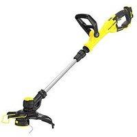 Stanley Fatmax V20 33Cm String Trimmer, 4.0Ah Batt, 2A Charger Brushed