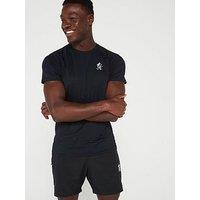 Gym King Mens Energy Tee - Black