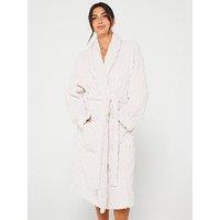 V By Very Cosy Carved Dressing Gown