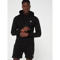 Gym King Mens Fundamental Fleece Hood - Black