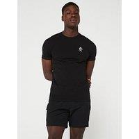 Gym King Mens Fundamental T-Shirt - Black