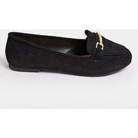 Yours Extra Wide Fit Snaffle Pump Black