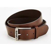 Levi'S New Duncan Leather Belt - Dark Brown