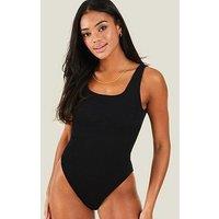 Accessorize Crinkle Swimsuit - Black