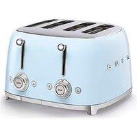 Smeg Tsf03 Retro Style 4 Slice Toaster, 2000W - Pastel Blue
