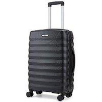Rock Luggage Berlin 8 Wheel Hardshell Medium Suitcase - Black