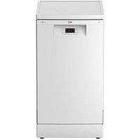 Beko Bdfs16020W 45Cm Wide, 10-Place Slimline Dishwasher - White