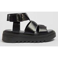 Pod Lily Black Sandals
