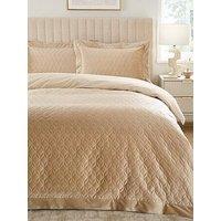 Very Home Quilted Velvet Esme Duvet Cover Set