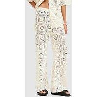 Allsaints Milly Crochet Trouser - White