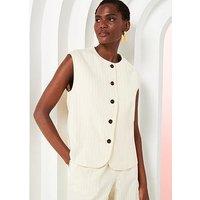 Allsaints Payton Waistcoat - White