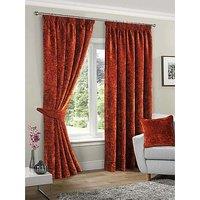 Very Home Camden Chenille Blackout Pleat Curtains 90X108