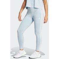 Adidas Sportswear Women'S 3 Striped High Waist Leggings - Blue