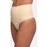 Dorina Absolute Sculpt Mid Waist Thong - Beige