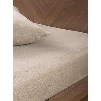 Very Home Teddy Fleece Fitted Sheet In Natural