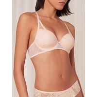 Triumph Amourette Charm Delight Underwired Embroidered Bra - Fresh Powder