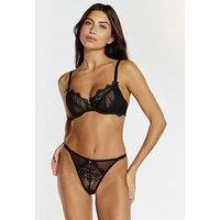 Boux Avenue Jada Thong - Black