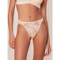 Triumph Amourette Charm Delight Embroidered High Leg Brief - Ivory