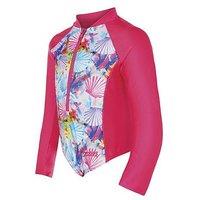 Zoggs Girls Crazy Clam Overlock Seam Paddle Suit - Multi