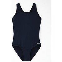Zoggs Cottesloe Sportsback Girls Swimsuit-Navy