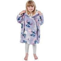 Disney Lilo And Stitch Floral Hooded Blanket