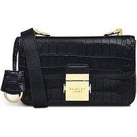 Radley Hanley Close - Faux Croc Mini Flapover Crossbody