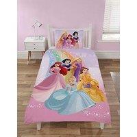 Disney Princess Single Duvet Cover Set - Pink