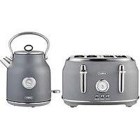 Tower Renaissance Kettle & 4-Slice Toaster Twin Pack - Grey