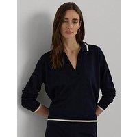 Lauren By Ralph Lauren Florrie Long Sleeve Pullover - Navy