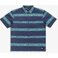 Quiksilver Boys Dalnavert Short Sleeve Shirt - Blue