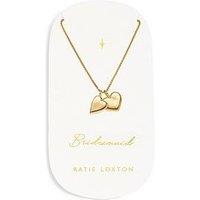 Katie Loxton Bridesmaid Waterproof Gold Bridal Charm Necklace