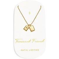 Katie Loxton Treasured Friend Waterproof Gold Charm Necklace