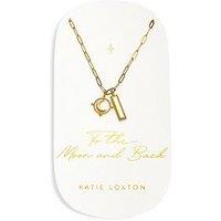 Katie Loxton To The Moon And Back Waterproof Gold Charm Necklace