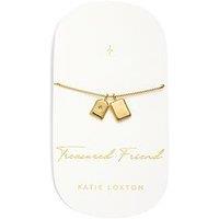 Katie Loxton Treasured Friend Waterproof Gold Charm Bracelet