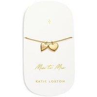 Katie Loxton Miss To Mrs Waterproof Gold Bridal Charm Bracelet