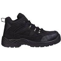Amblers Mens Safety 151N Mid Lace Up Boots - Black