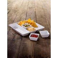 Waterside Chip & Dip Serving Tray Set