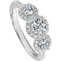 Created Brilliance Serena 9Ct White Gold 1Ct Tw Lab Grown Diamond Engagement Ring