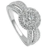 Created Brilliance Fergie 9Ct White Gold 1Ct Tw Lab Grown Diamond Engagement Ring